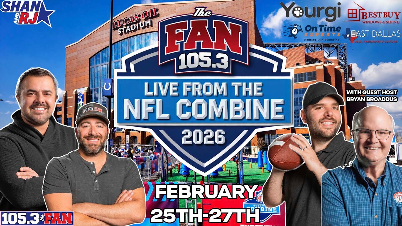 Shan, RJ, Bobby & Broaddus Are LIVE For The Final Day Of Combine Coverage | FAN CAM 2-27-26