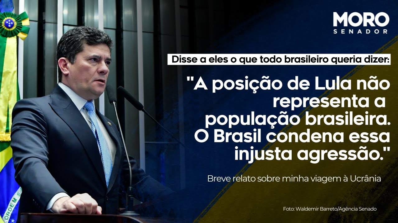 Disse ao povo ucraniano o que todo brasileiro gostaria de dizer.