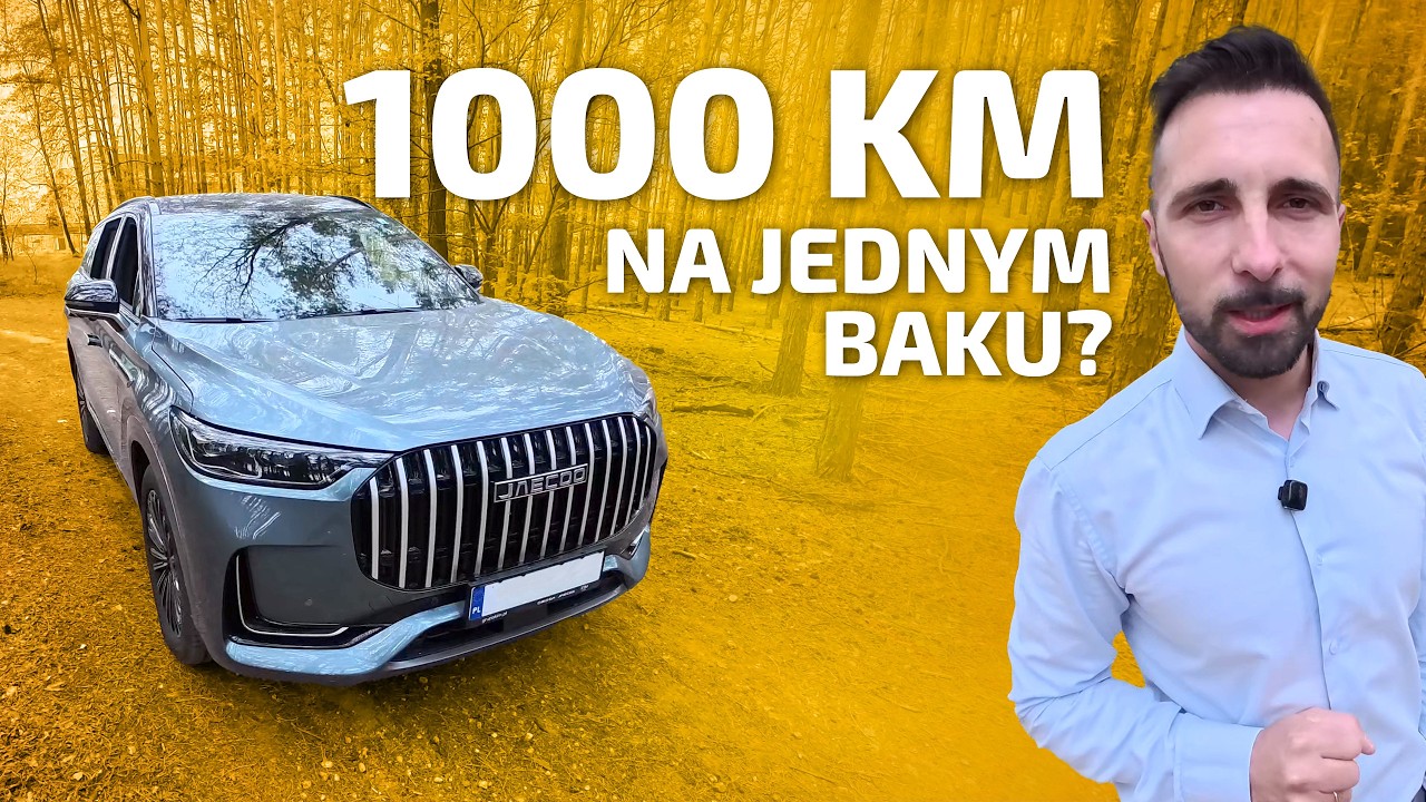 Przejechałem 1000 KM na jednym baku?! Nowy JAECOO 8 niszczy konkurencję! Poznaj potęgę 428 KM!