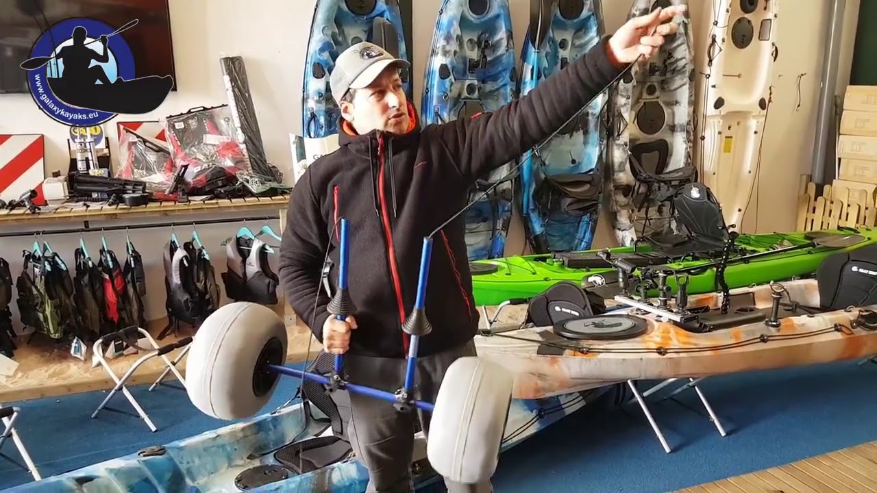 Cómo montar el kayak en el carrito Lazy Boys H