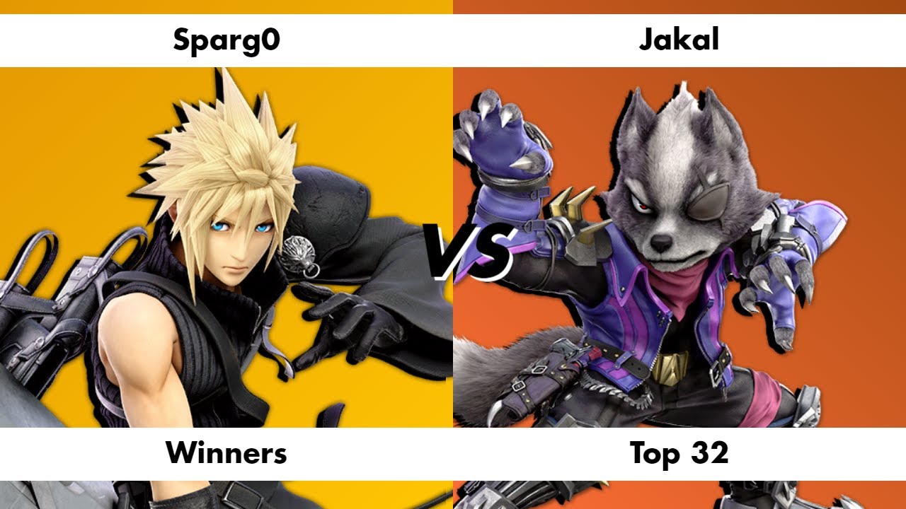 Sparg0 (Cloud) vs Jakal (Wolf) - Ultimate Singles Winners Top 32 - Crown the Third