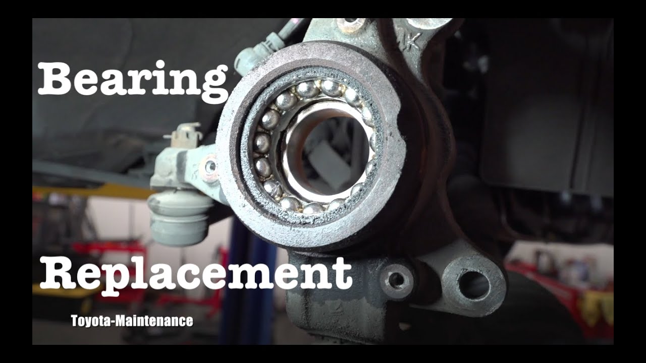 How to replace front wheel bearing