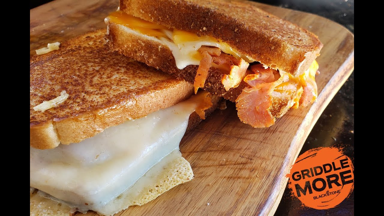 Hot Ham and Cheese on the Blackstone Griddle