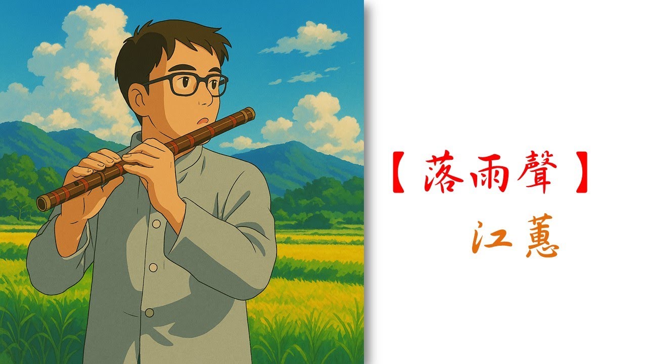 【落雨聲】 江蕙 || 伴奏：Eb調 || 演奏用笛：宋錚濤-紫竹Bb調大笛
