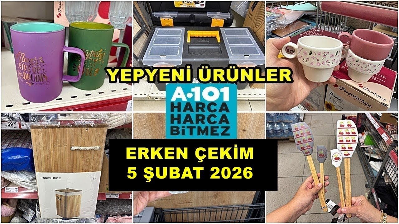 A101’E KOŞUN 💃/ERKEN ÇEKİM 5 ŞUBAT 2026💃İLK BİZ GÖSTERİYORUZ/İLK SEN GÖR🔥A101 BU HAFTA COŞUYOR!🔥