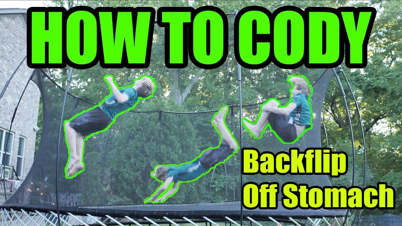 How to Cody (Backflip Off Stomach) On Trampoline | BEST TUTORIAL | You Can Learn in Only 5 Minutes!