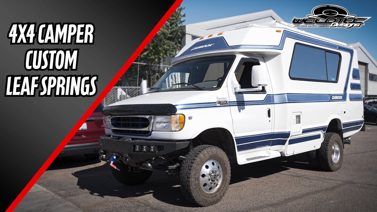 Ford Chinook 4x4 Camper Van | Custom Leaf Springs Install