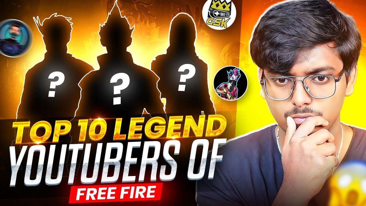 TOP 10 OLD LOST LEGEND YOUTUBERS🙏🔥|| GOAT YOUTUBERS OF FREE FIRE
