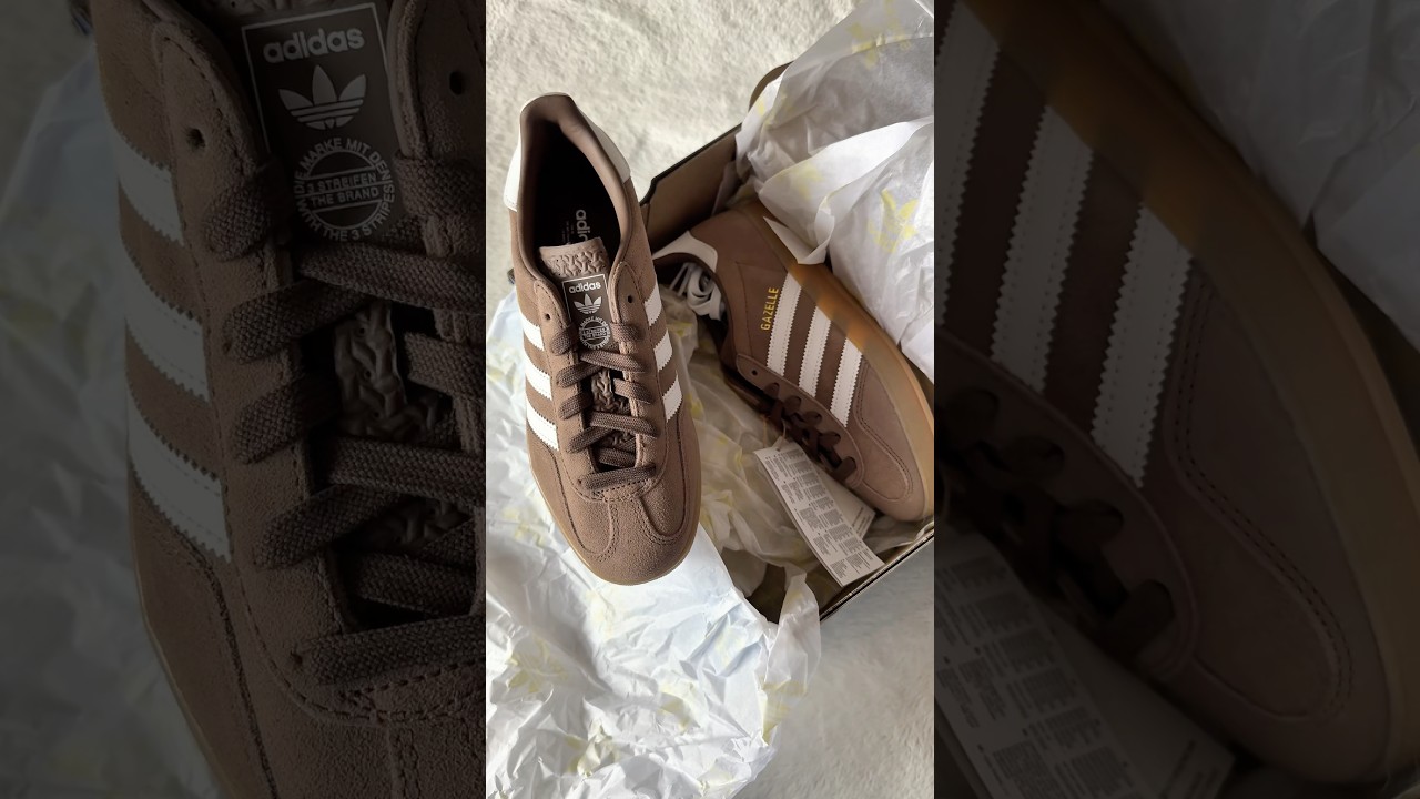 Adidas Gazelle unboxing 🤎🍫 the chocolate obsession continues&hellip; #adidas #unboxing #fashion #haul