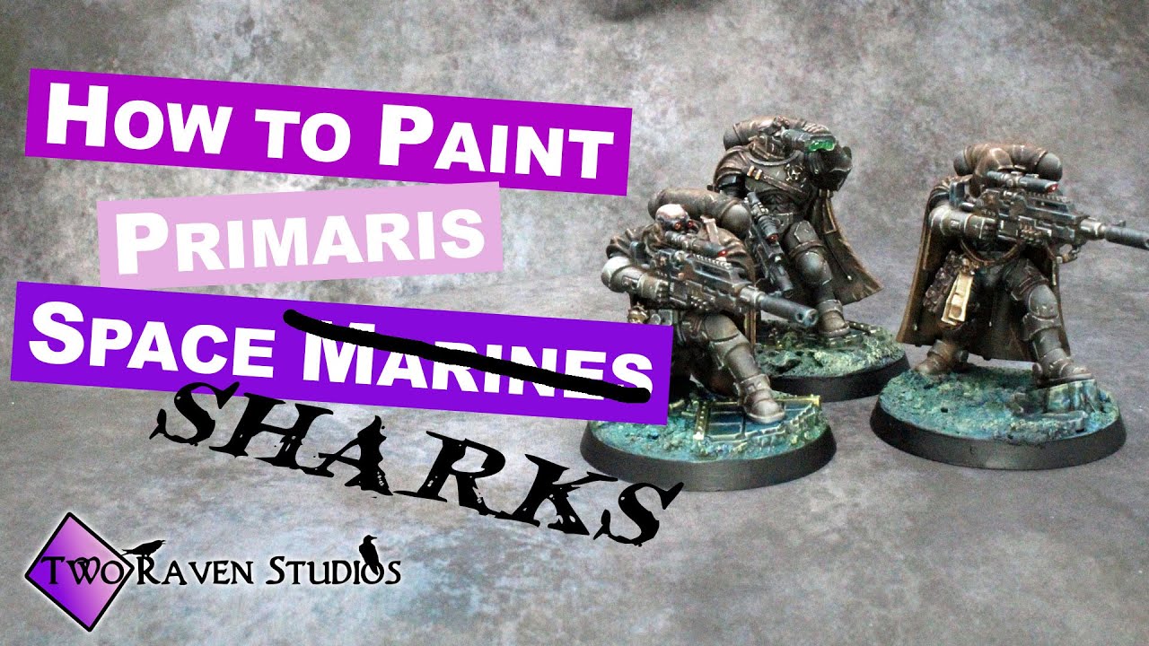 Painting Weathered Primaris Eliminators Carcharodons