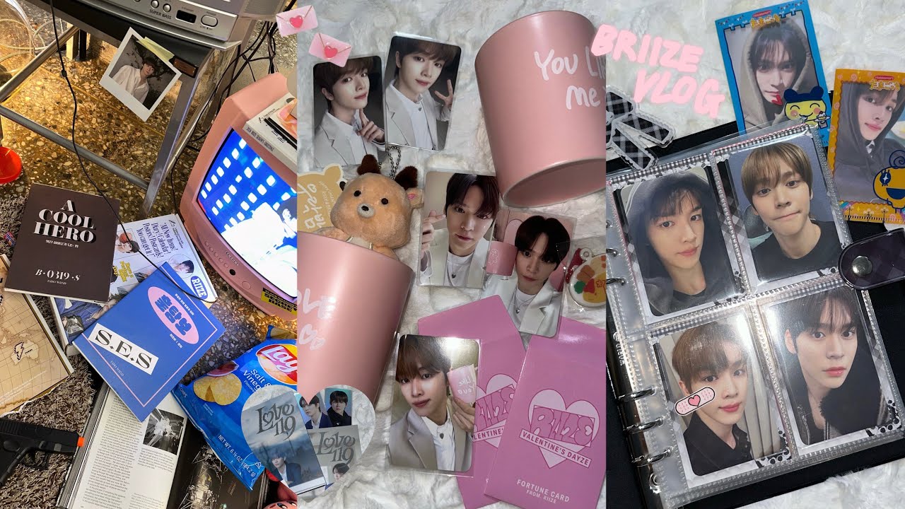 [우 브리또 되다 브리즈 브이로그🧡] 팝업•엠디•시즌그리팅•겟어기타•발렌타인데이•은석생일카페•생카투어•택배깡•준등기깡•덕질브이로그•브리즈로그•숑프•돌프