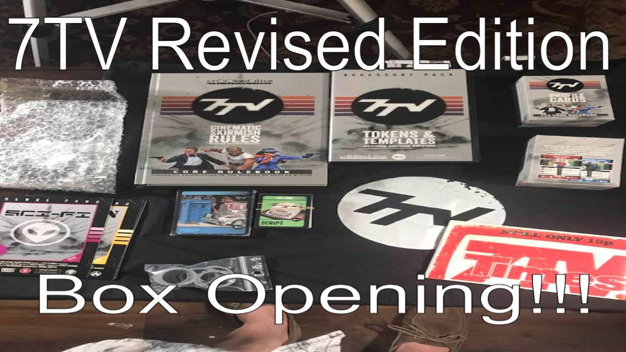Ignite Your Imagination: Unboxing the Epic 7TV Revised 2d Edition Core Rulebook