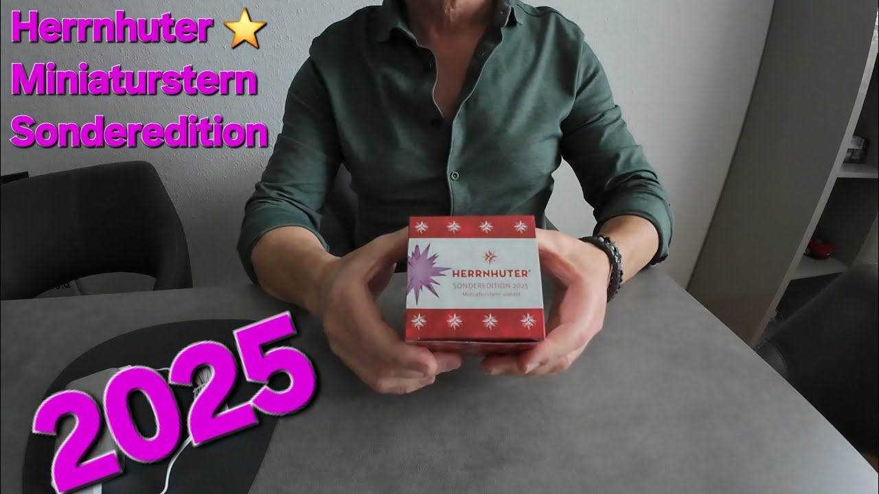 Herrnhuter Miniaturstern Sonderedition 2025 ⭐️ unboxing 
