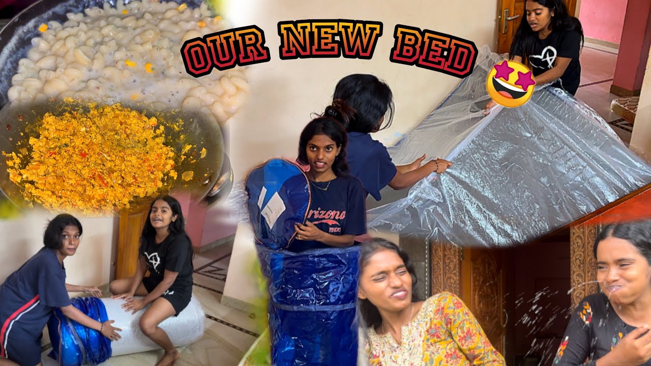Our New Bed 🥹 Munni’s Tulu Vlog #tuluvlogs #tulu #comedy #challenge #karnataka #udupi