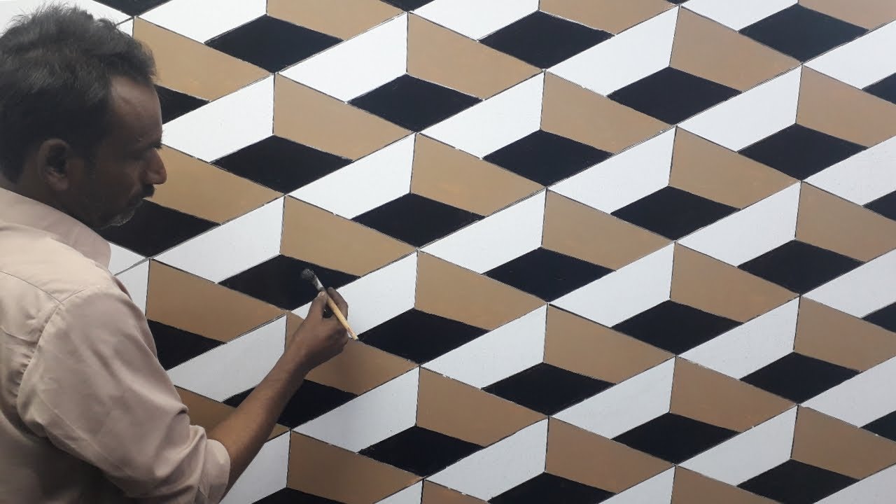 3d wall painting | 3d wall decoration effect | 3d wall texture new design ideas | interior design