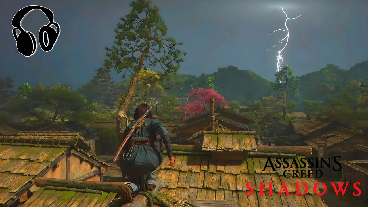 Assassin's Creed Shadows – Stormy Weather Ambience [1 Hour]