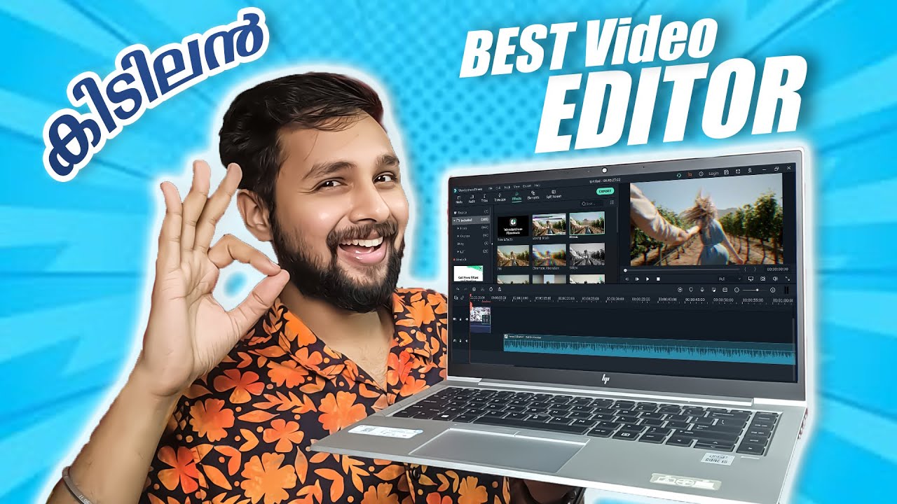 അര മണിക്കൂർ കോണ്ട് Video Editing പഠിക്കാം Best Beginner Editing Software!!i