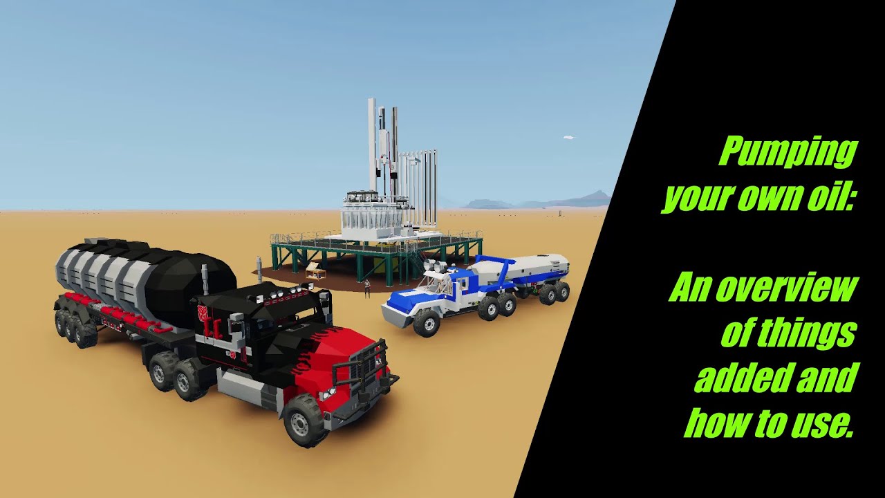Pumping your own oil: An overview of things added and how to use.
