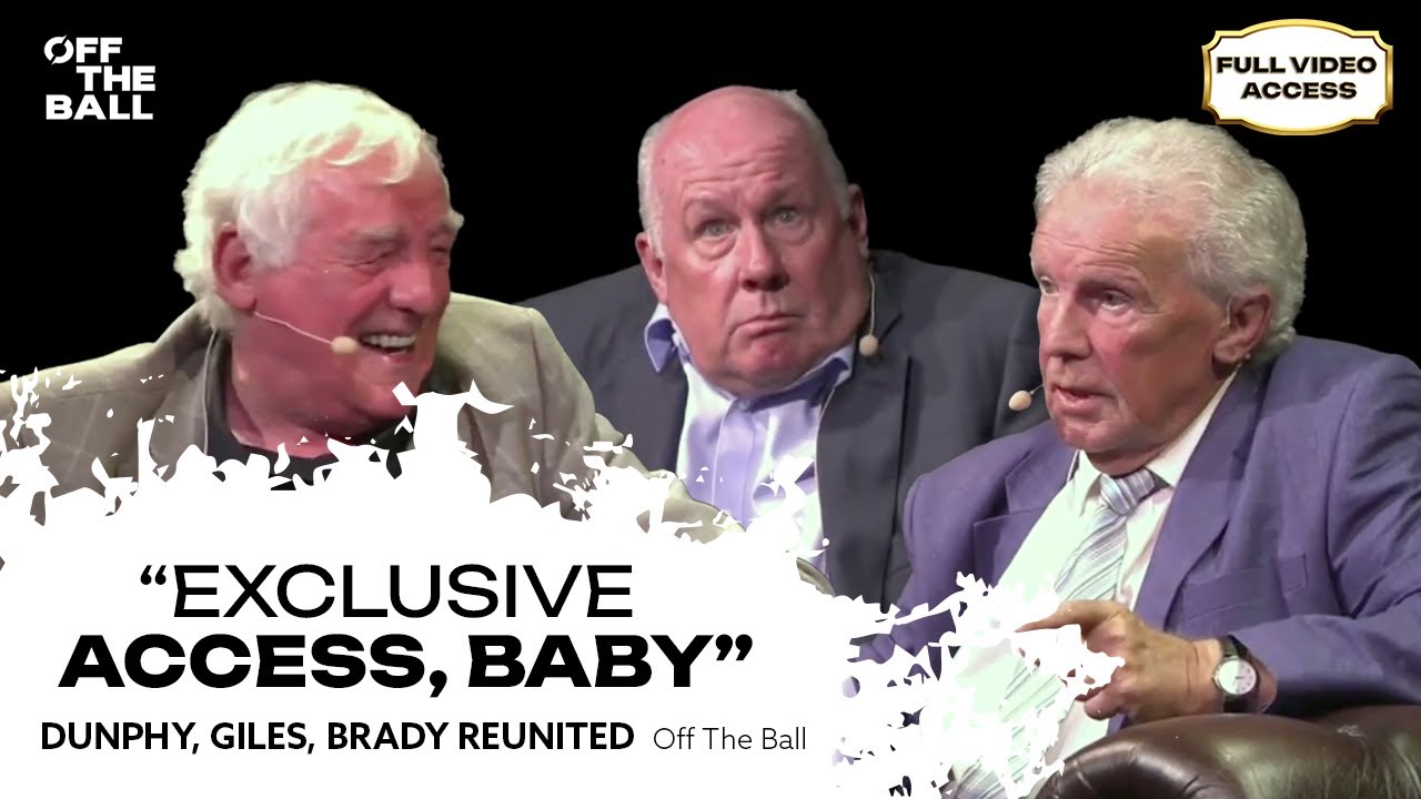 When John Giles, Liam Brady and Eamon Dunphy reunited in 2023