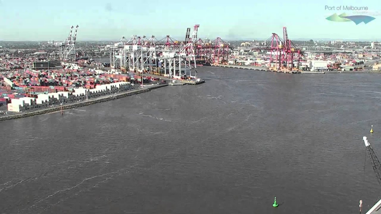 Port of Melbourne - Day in the Life Timelapse - by CaptivEYE