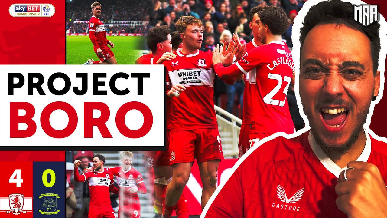 4 WINS IN A ROW! THE PERFECT END TO A PERFECT WEEK! | Middlesbrough 4-0 Preston - Project Boro #160