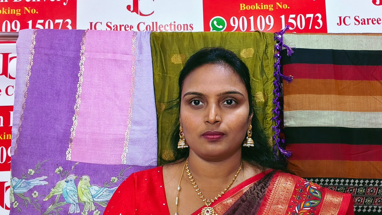 JC Saree collections Live summer 🌞 cotton sarees georgette sarees Ph. 9010915073