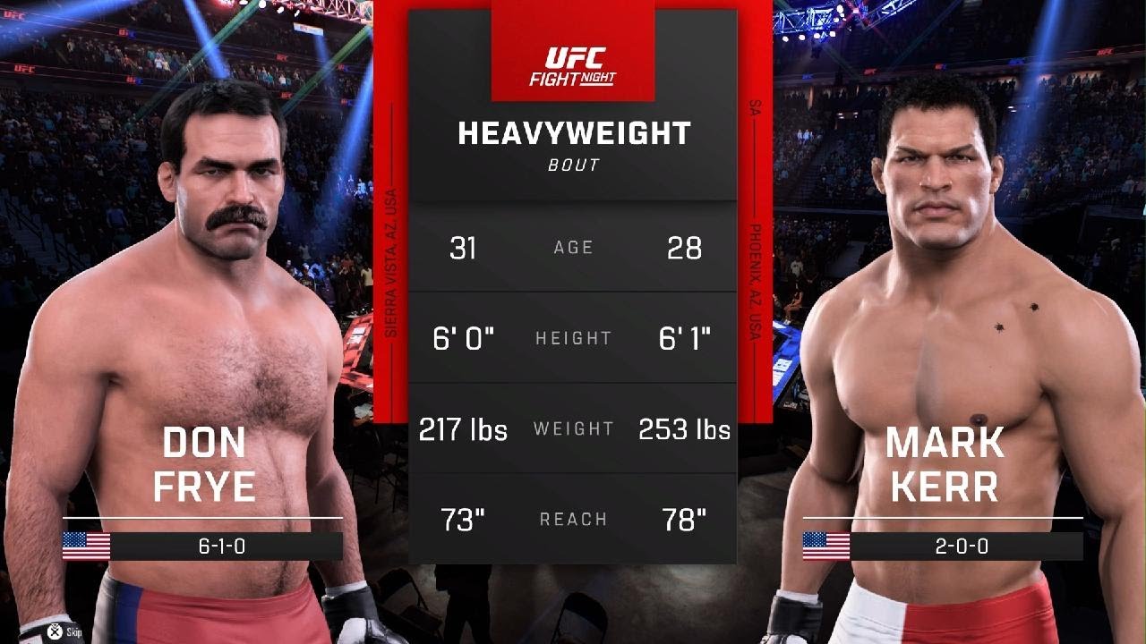EA SPORTS UFC 5 DON FRYE VS MARK KERR CPU Vs CPU