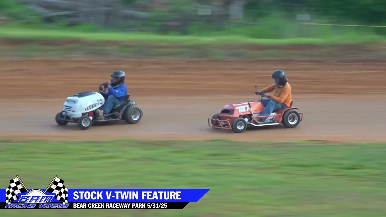 Stock V-Twin Lawn Mower Feature - Bear Creek Raceway Park 5/31/25
