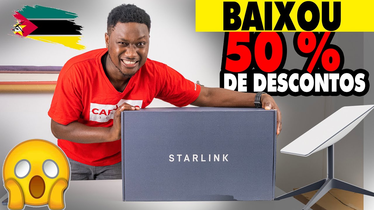 🚀STARLINK BAIXOU 50% em DESCONTOS para Você de MOÇAMBIQUE - ÁFRICA 🇲🇿  e BRASIL 🇧🇷🚨🚨✅