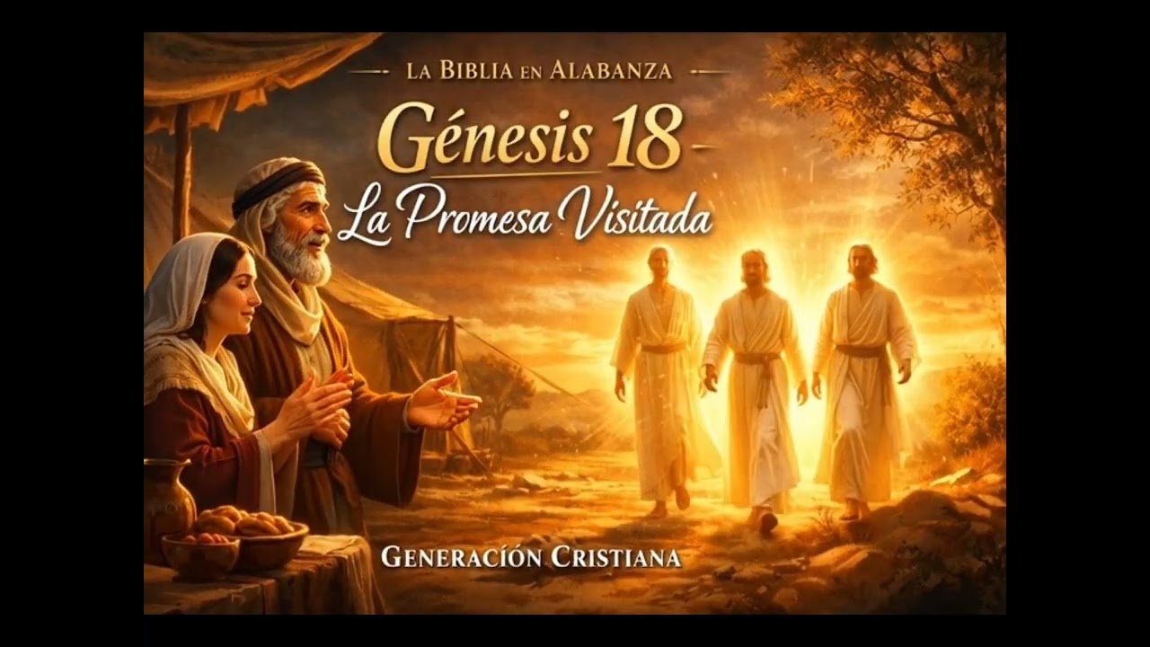 🔥📖 Génesis 18 – La Promesa Visitada | La Biblia en Alabanza 🙌