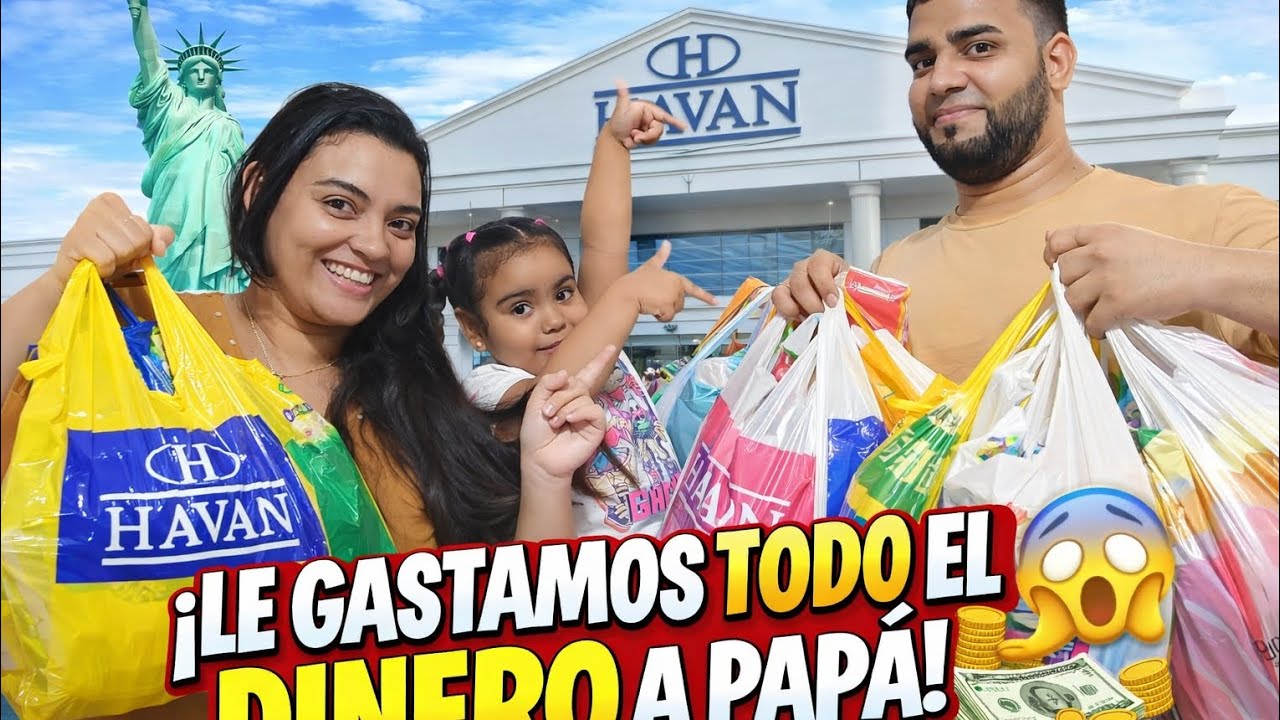 💥GASTAMOS TODO O DINHEIRO DO PAPAI NA HAVAN 😱💸🤑