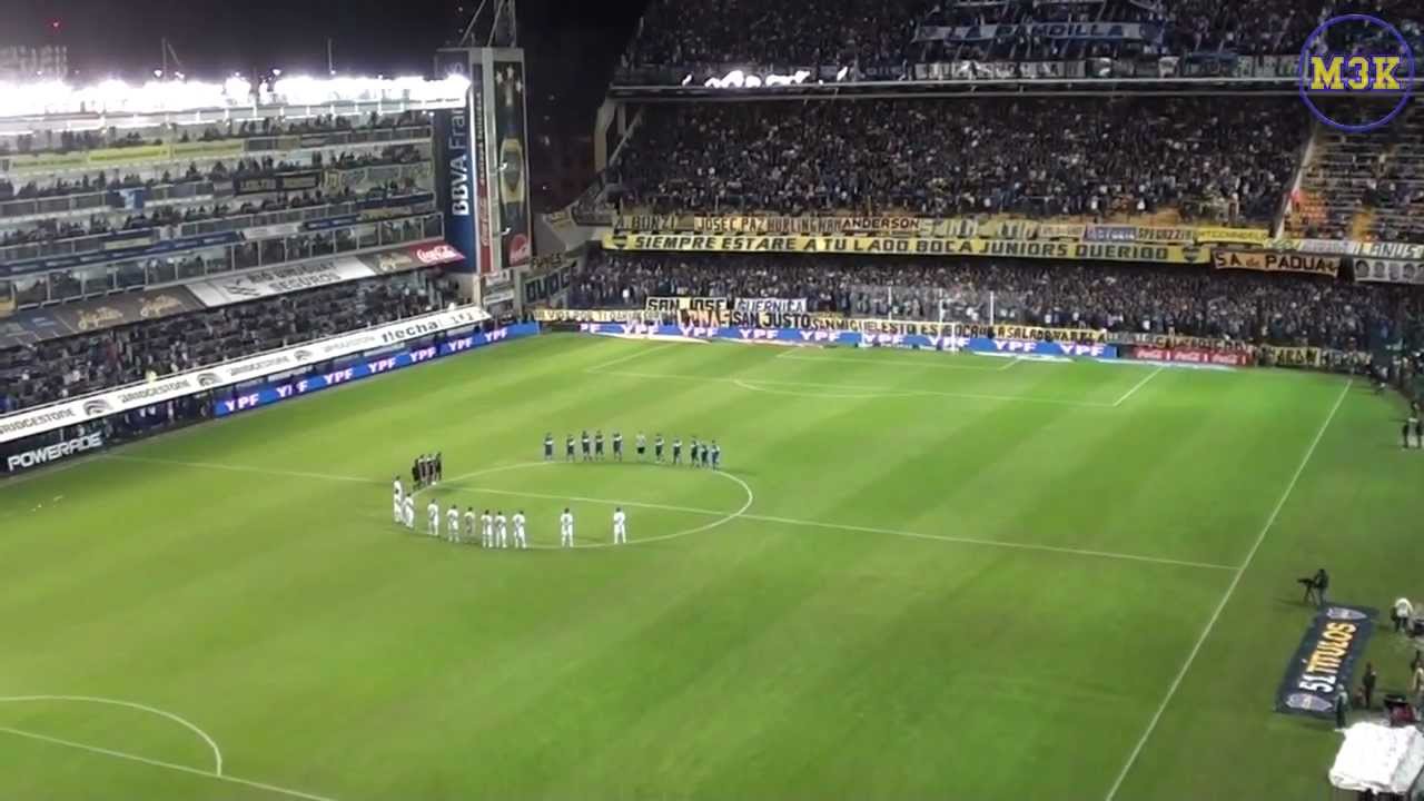 Boca Velez Cl12 / Minuto de silencio - Inicio