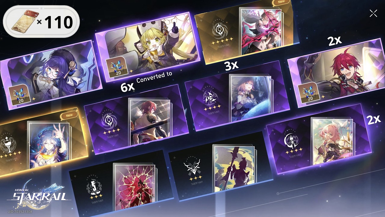110 Pulls When She Decided to See + Pity Counter (Honkai: Star Rail)