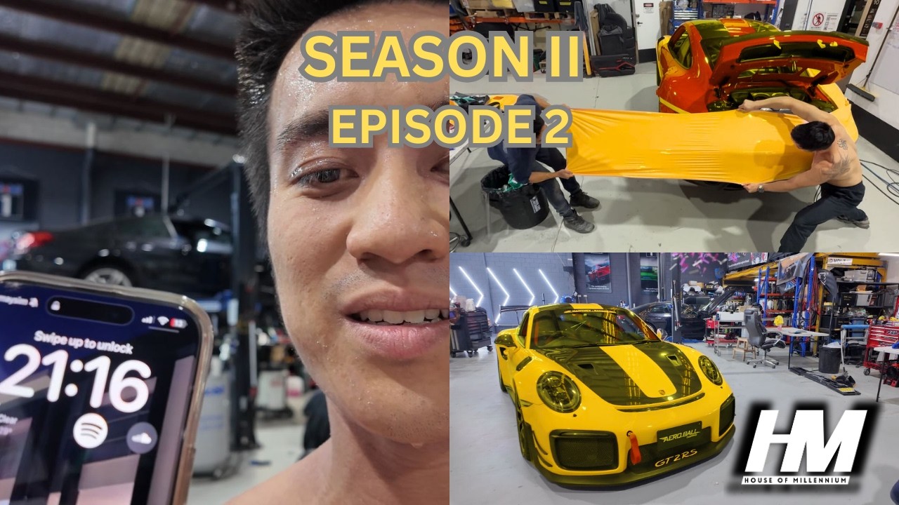 SEASON 2 | EPISODE 2 | HOUSE OF MILLENNIUM | HOW MANY DAYS TO WRAP A PORSCHE?
