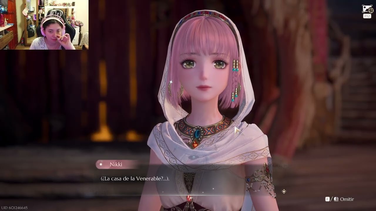 La señora con cuernos en una iglesia - Infinity Nikki