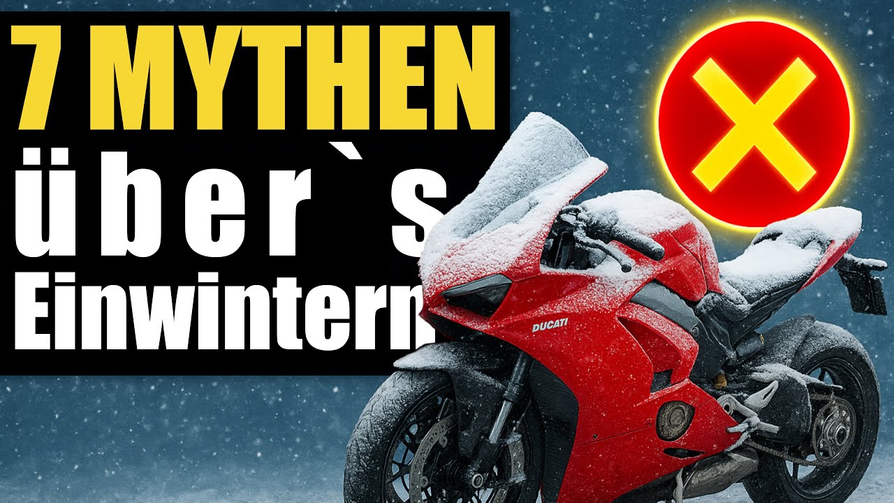 Häufige Fehler beim Motorrad einwintern