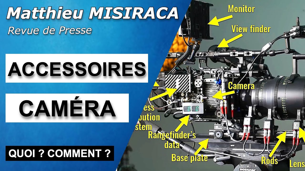 🎥 LES ACCESSOIRES CAMÉRAS (VIDEO HF, FOLLOW FOCUS, MATTE BOX....)