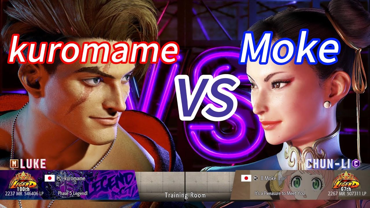 SF6💥kuromame(LUKE) vs Moke(CHUN-LI)💥Street Fighter 6 High Level Match's EP1106