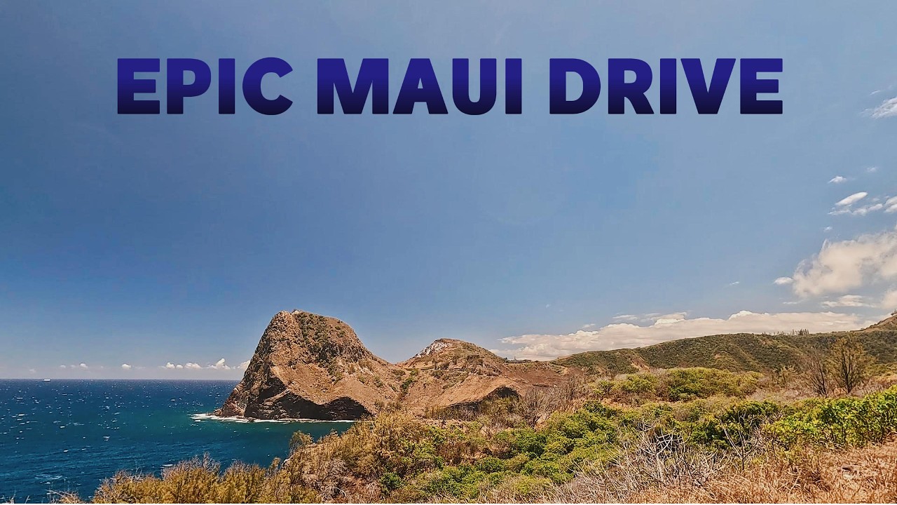 Scenic 4K Drive in Maui 🌺 | Kahului Airport to Hwy 30, 340 & 3400