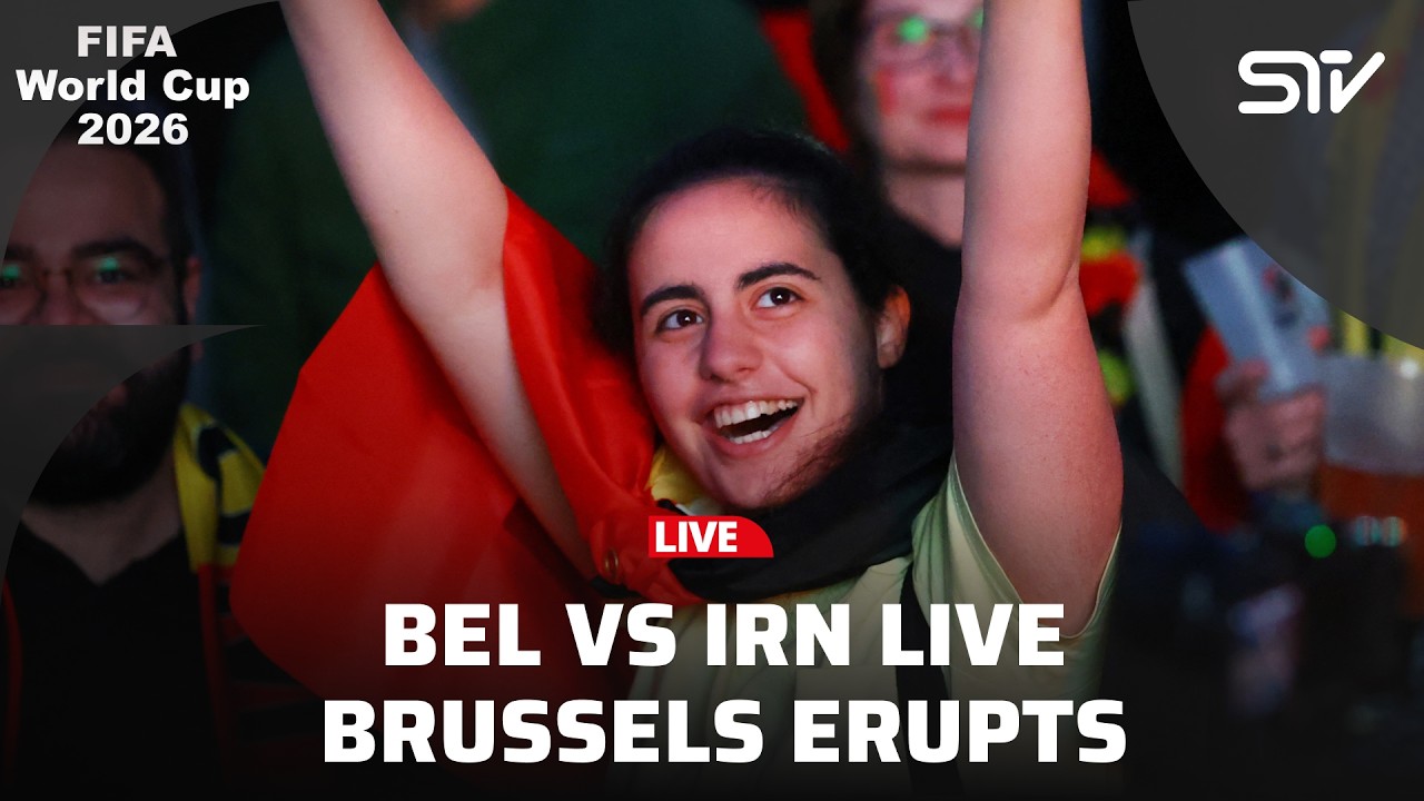 LIVE | Soccer Fans Gather in Brussels to Watch Belgium Face Iran | ZO1T