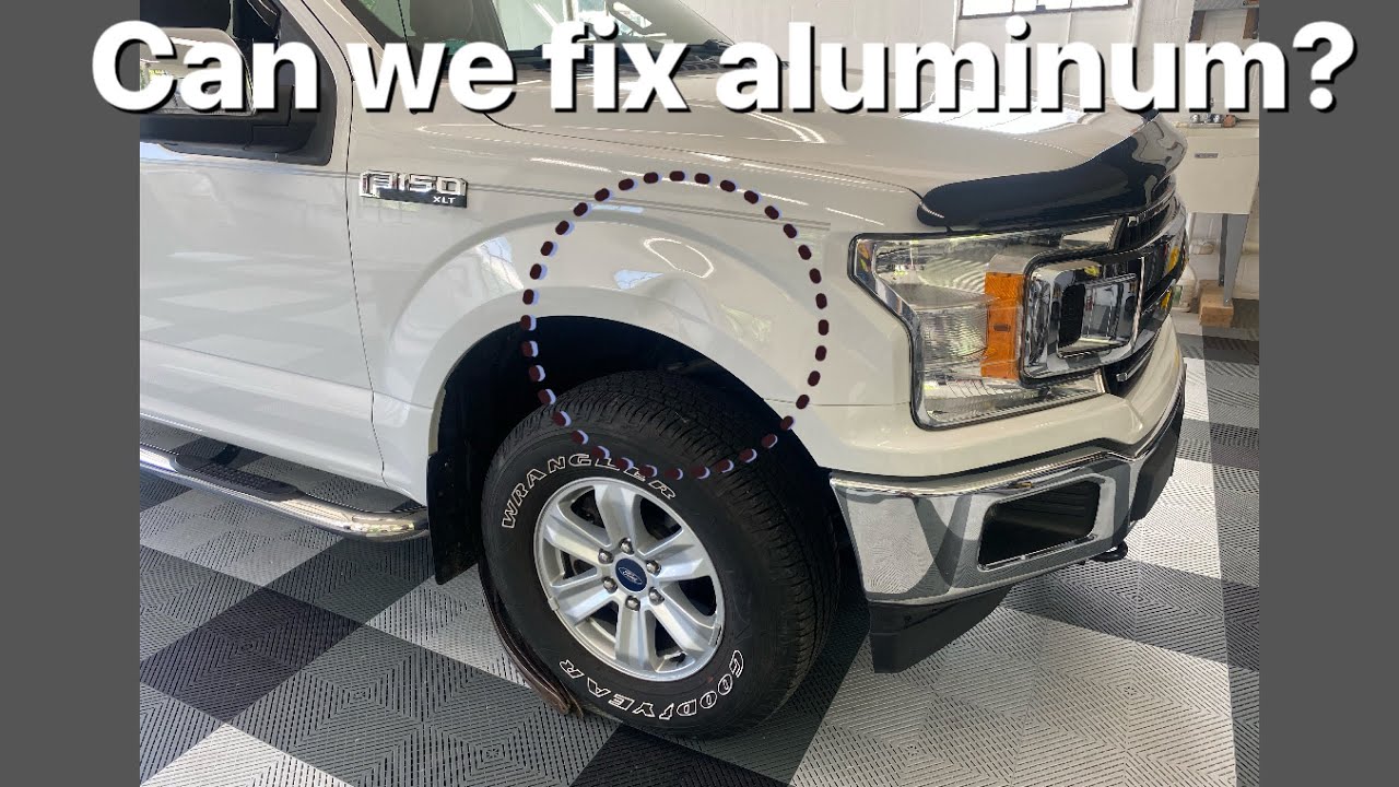 Aluminum Ford Truck Dent Repair