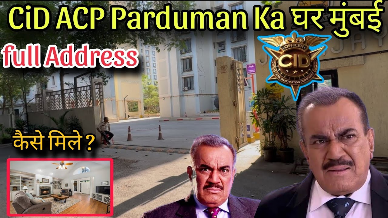 CID ACP Pradyuman House Tour in Mumbai | Shivaji Satam Ka Ghar | CID New Episode |New ACP