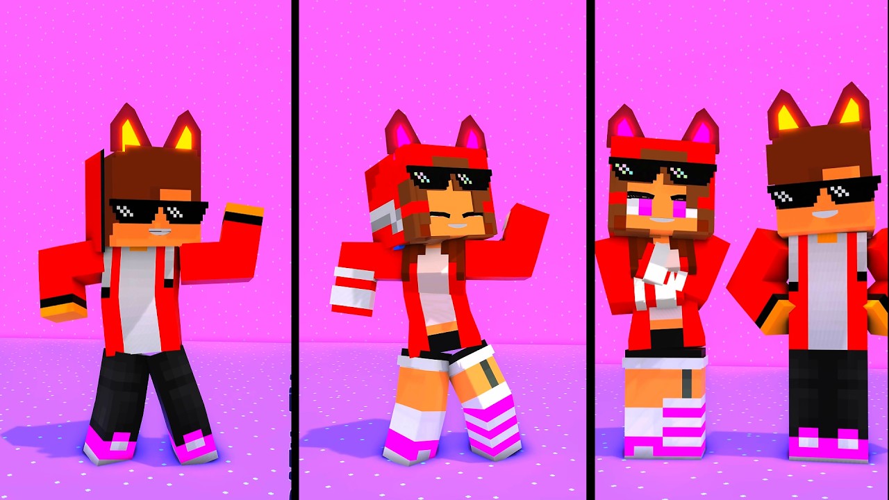 Minecrafts Dark JJ & JJ sister - APT🌟 || Minecrafts Mix