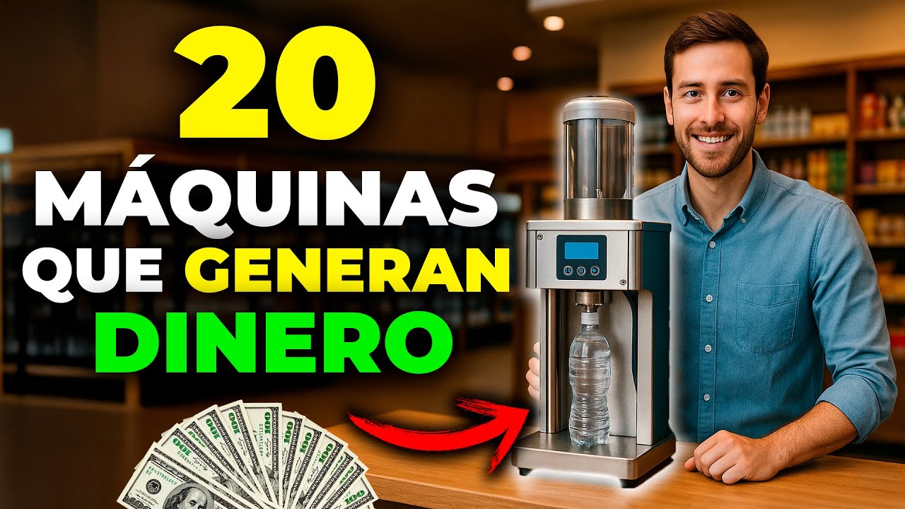 20 Máquinas Que Te Ponen a Ganar Dinero Con Poco Esfuerzo