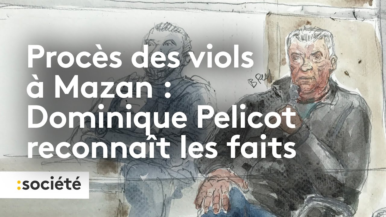 Procès des viols à Mazan : Dominique Pelicot reconnaît les faits