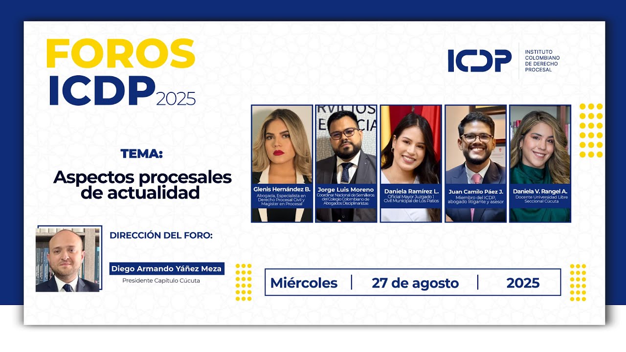 Aspectos procesales de actualidad Derecho Procesal