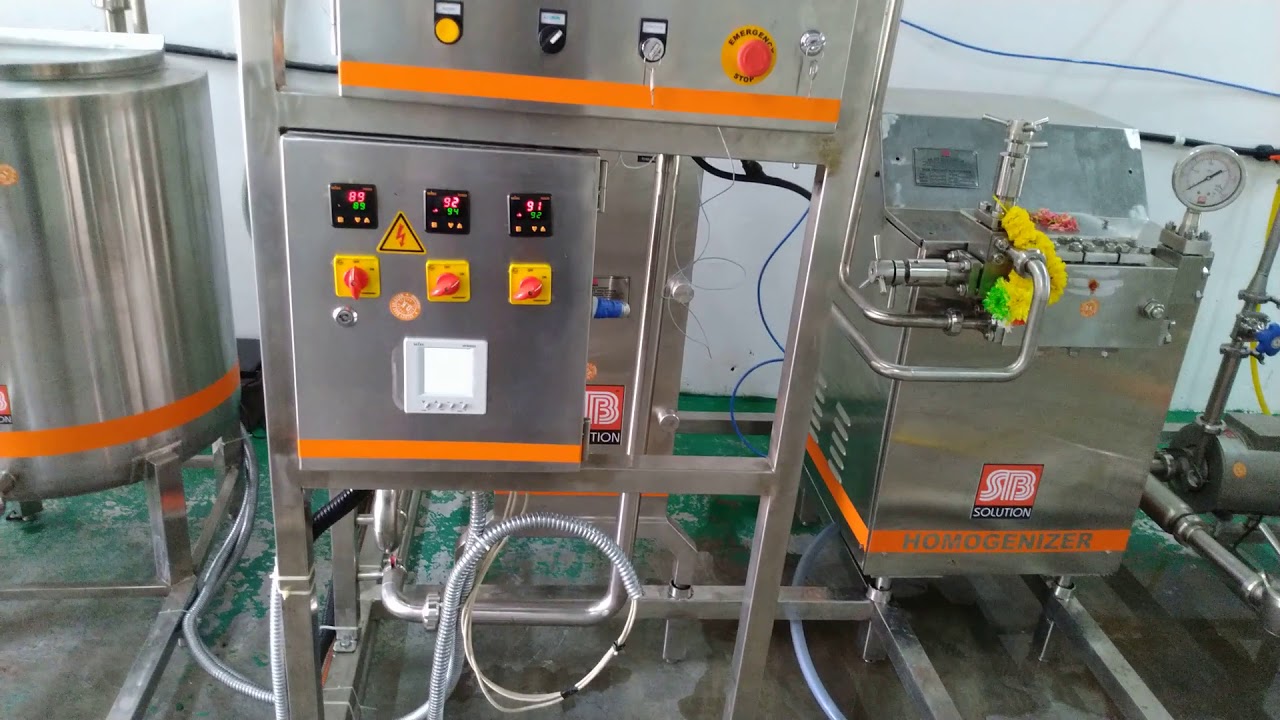 Mini electric milk pasteurizer plant