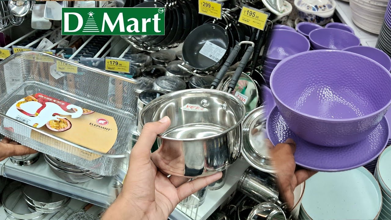 D MART All New kitchen products ! 🤩 big price drop / *ONLINE AVAILABLE* | dmart kitchen products