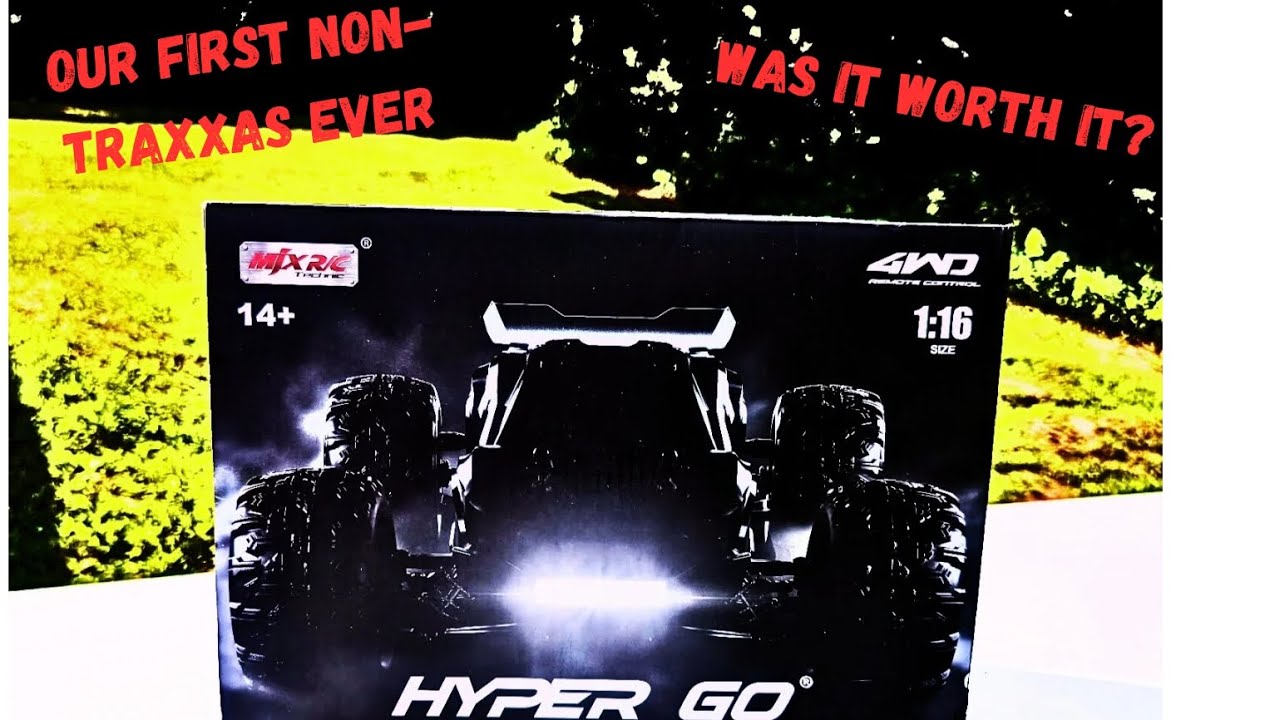 MJX Hyper go RC H16BM speed test 2s and 3s first run 