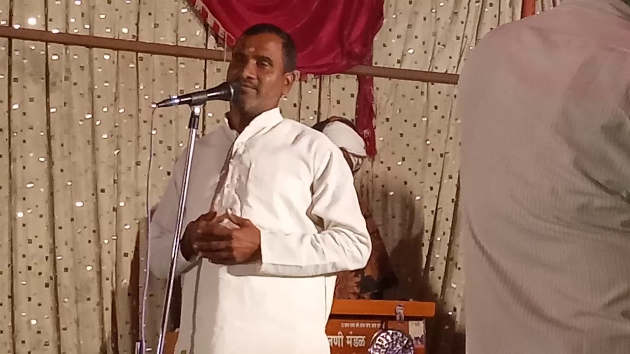 हनुमान भक्त भजनी मंडळ प्रमुख शिवाजी पा.लखे यांचा सुंदर पद
